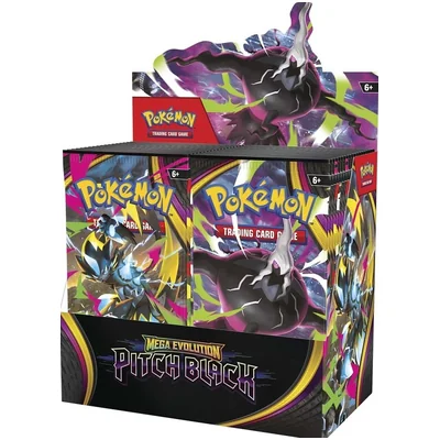 English Pokémon TCG Mega Evolution—Pitch Black Booster Display Box